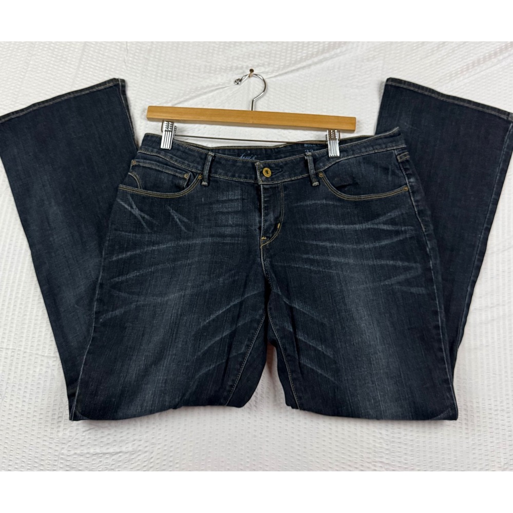 Levis Bold Curve Skinny Bootcut Jeans Dark Wash Denim 33x32